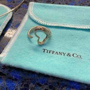 Tiffany & Co. Sideways heart ring